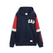 【狂欢吾折天 零点开启】Gap 2019AW 撞色连帽卫衣 到手价132元