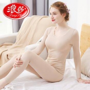 Langsha 浪莎 3289462 女士修身保暖内衣套装
