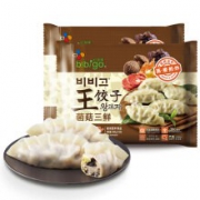 20点开始：bibigo 必品阁 菌菇三鲜王饺子 350g*2袋*10件