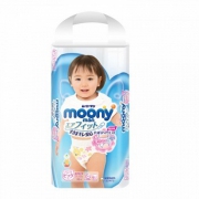 PLUS会员： Moony 尤妮佳 男女宝宝拉拉裤 XL38片 *4件