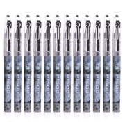 限地区： Snowhite 白雪 P1500 直液式走珠笔 0.5mm 12支装 *5件