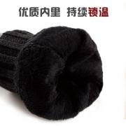 触族 秋冬加绒全指触屏手套