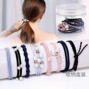 盒装【超值8件套】简约发圈皮筋女