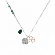 SWAROVSKI 施华洛世奇 5139471 Duo Clover 四叶草项链 *2件