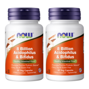双11预售: 60粒x2瓶 NOW Foods 诺奥  80亿成人益生菌胶囊