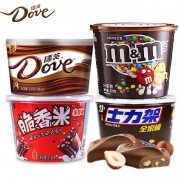 Dove 德芙 （牛奶黑白巧克力+士力架+脆香）*2 75.8元包邮（需用券）