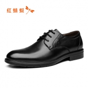 京东PLUS会员：RED DRAGONFLY 红蜻蜓 WTA73761 男士系带皮鞋 155.05元包邮（需用券）