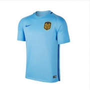 耐克(NIKE) 江苏苏宁足球俱乐部夏季男士锦纶球 迷服运动 短袖T恤 610775-192 宝石蓝*2
