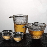 普智 初雪系列 锤纹茶具套装 72元包邮（需用券）