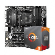 AMD 锐龙 Ryzen5 R5 3600X CPU处理器+ MSI 微星 B450M MORTAR MAX 迫击炮 主板