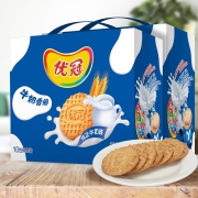 18日10点、88VIP：亿滋 优冠 牛奶香脆饼干 原味 1000g*2箱 *2件 41.7元包邮（前2分钟）