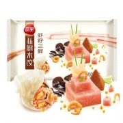 限地区：三全 私厨水饺 虾籽三鲜口味 600g（54只）*10件