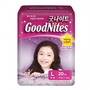 88VIP、双11预告：HUGGIES 好奇 夜安裤 L号 女宝 20片 72.96元包邮