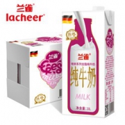 限PLUS会员：Lacheer 兰雀 全脂纯牛奶 1L*6盒*2件