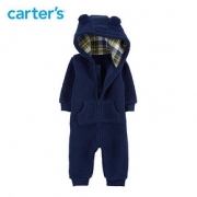 Carters 婴儿 仿羊羔绒连体衣
