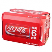 Coca-Cola 可口可乐 汽水 330ml*6罐*2件