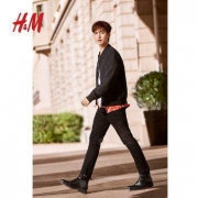双11预告：H&M 0602673 张艺兴同款 男士飞行员夹克