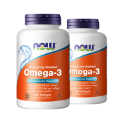 美国 诺奥 Omega-3深海鱼油软胶囊 100粒*2瓶 79元双11狂欢价 正价398元