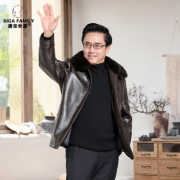 唐宋世嘉 中年男士 加绒皮夹克 59元起包邮