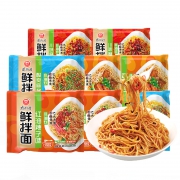 南街村 鲜拌面 4口味 8袋 *8件 27.8元包邮（需用券）