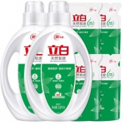23点开始：立白 天然皂液洗衣液套装6.76kg（2.38kg×2瓶+500g×4袋） *2件 49.8元（前1小时，合24.9元/件）