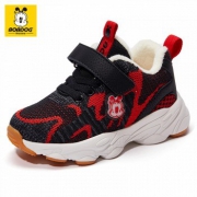 多色可选：BOBDOG HOUSE 巴布豆 儿童 加绒加厚 运动鞋