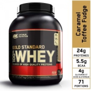 OPTIMUM NUTRITION 欧普特蒙 金标乳清蛋白营养粉 焦糖太妃软糖味 5磅