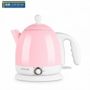 nathome 北欧欧慕 NSH0801 电水壶 0.8L  黛粉 *2件