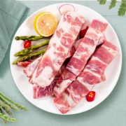 熊氏牧场 法国猪肋排条 1kg*2件+凑单品