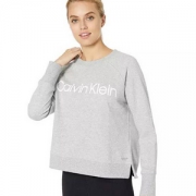 Calvin Klein 卡尔文·克莱恩 Performance 女士圆领抓绒卫衣
