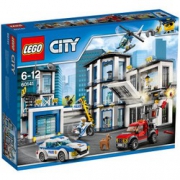 新低价： LEGO 乐高 城市系列 60141 警察总局 +凑单品