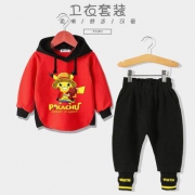 贝善美儿童保暖卫衣裤子套装