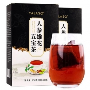 呀啦嗦 人参雄花五宝茶 150g/30袋 6.8元包邮