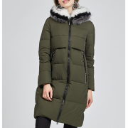 双11预售：SNOW FLYING 雪中飞 X70140032  女士中长款领羽绒服 低至259元（需定金50）