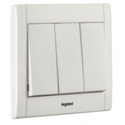 TCL-legrand 罗格朗 美涵 三开单控开关 5元包邮（需用券）