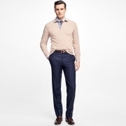 Brooks Brothers 布克兄弟 1000033938 修身含羊毛西裤 1849元包邮