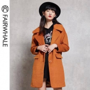 MARK FAIRWHALE 马克华菲 427416031085 女士羊毛呢大衣