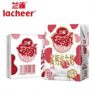 兰雀Lacheer 奥地利原装进口 唯鲜系列全脂纯牛奶早餐奶 200ml*24盒整箱装*2件