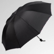 昵迪 八骨手动雨伞 98CM 黑/蓝款可选 9.9元包邮（需用券）