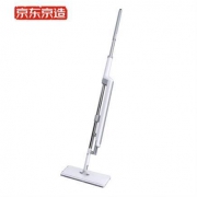 京东PLUS会员： 京造 免手洗平板拖把+3块超纤拖布
