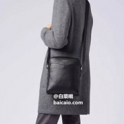 意大利产，BOSS Hugo Boss 雨果·博斯 Signature_NS 男士真皮单肩斜挎包