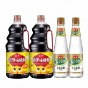 海天 招牌味极鲜酱油 2.25kg*2 赠米醋*2
