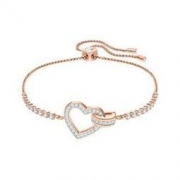 SWAROVSKI 施华洛世奇 5368541 LOVELY 爱心手链