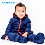 美国 卡特 Carters A类标准 冬季连体衣 男童连帽羽绒服