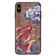 kingpos iPhone7-XsMax手机壳 木纹浮雕彩绘壳 14元包邮（需用券）