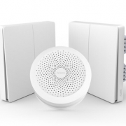 Aqara 智能灯控组合套装 网关(Apple HomeKit版)+墙壁开关(单火双键)x2 457元包邮