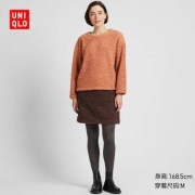 优衣库 418285 女款摇粒绒套头衫