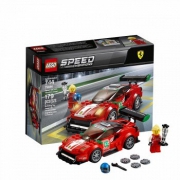 黑五预告、27日0点、黑 卡会员：LEGO 乐高 Speed赛车系列 75886 法拉利 488 GT3 Scuderia Corsa车队 *2件