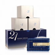 CEMOY 21天极光晚安精华液 2ml*21包 *3件+JAYJUN 面膜5片