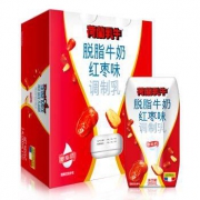 限地区：荷兰乳牛 脱脂牛奶 红枣味 200ml*12盒 *2件